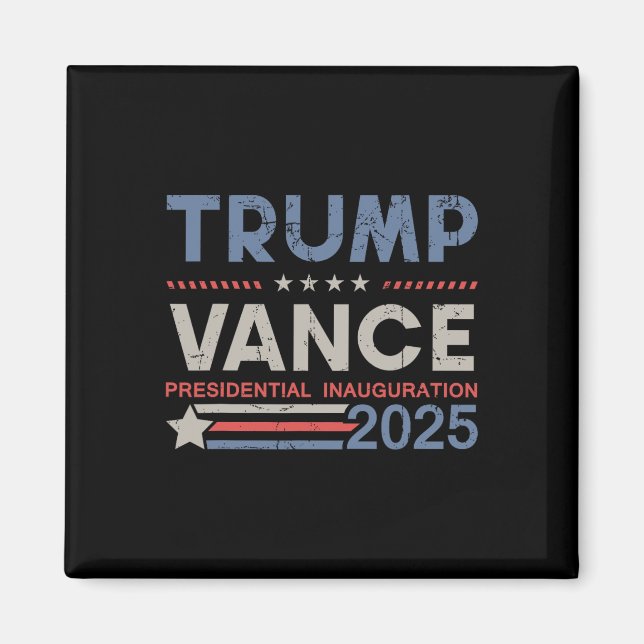 Aimant Trump et Vance Président Jour d'inauguration 2025  (Devant)