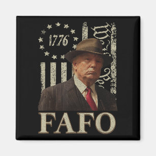 Aimant Trump Fafo, Drôle Fafo Trump American Flag