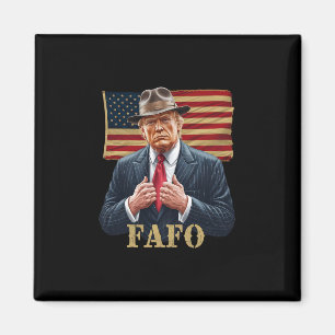 Aimant Trump Fafo F Around Find Out Drapeau Américain Vin