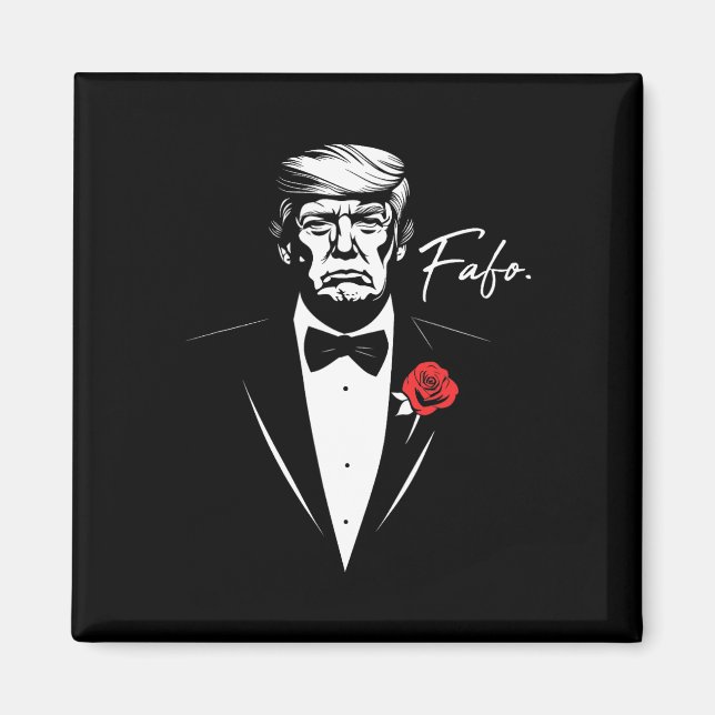 Aimant Trump Fafo F Autour De Découvrir Drôle  (Devant)