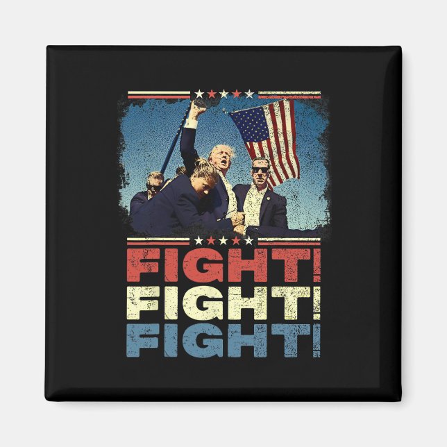 Aimant Trump Fight Fight Fight (Devant)