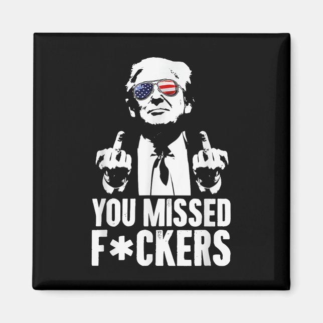 Aimant Trump Fight Fight Fight (Devant)