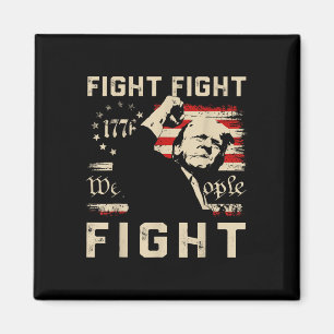 Aimant Trump Fight Fight Fight 1776 We The People Flag Tr