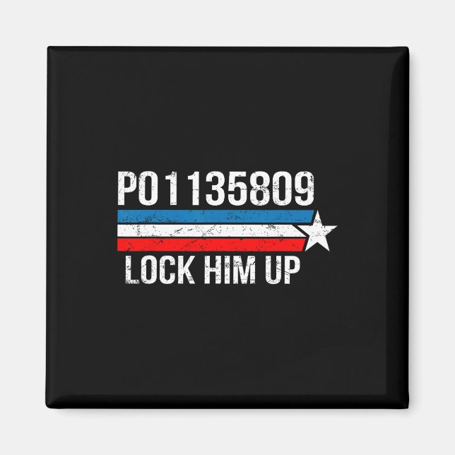 Aimant Trump Ga Numéro de réservation Fulton County Jail  (Devant)