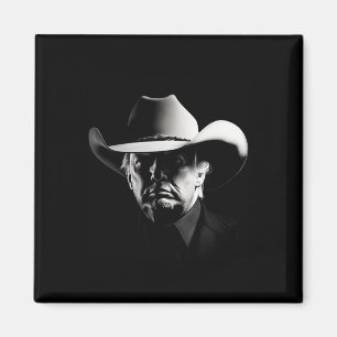Aimant Trump Head Cowboy Usa 2024 Vote Election Us Maga