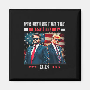 Aimant Trump, je vote pour le hors-la-loi et Hillbilly Tr