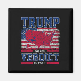 Aimant Trump Le Véritable Verdict Remettez-Le Drapeau Amé