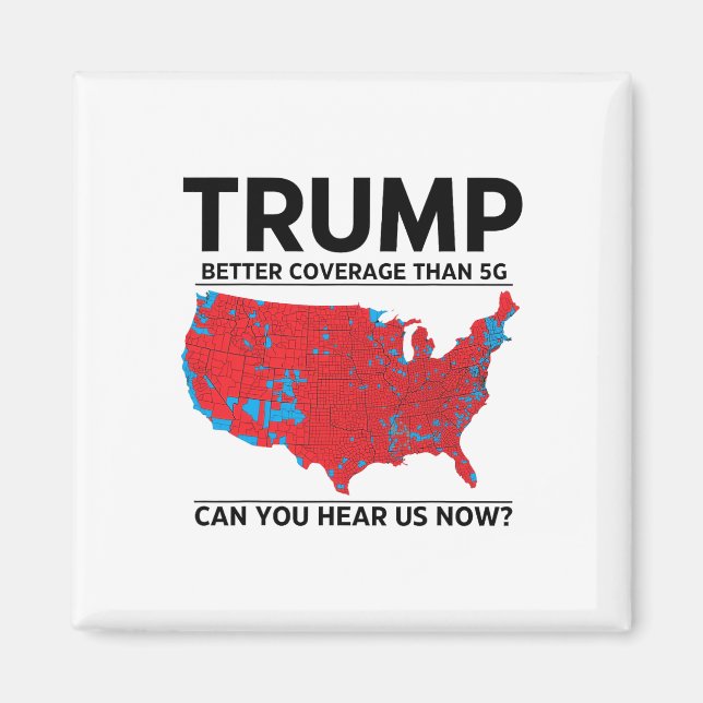 Aimant Trump Meilleure Couverture Que 5g Pouvez-Vous Nous (Devant)
