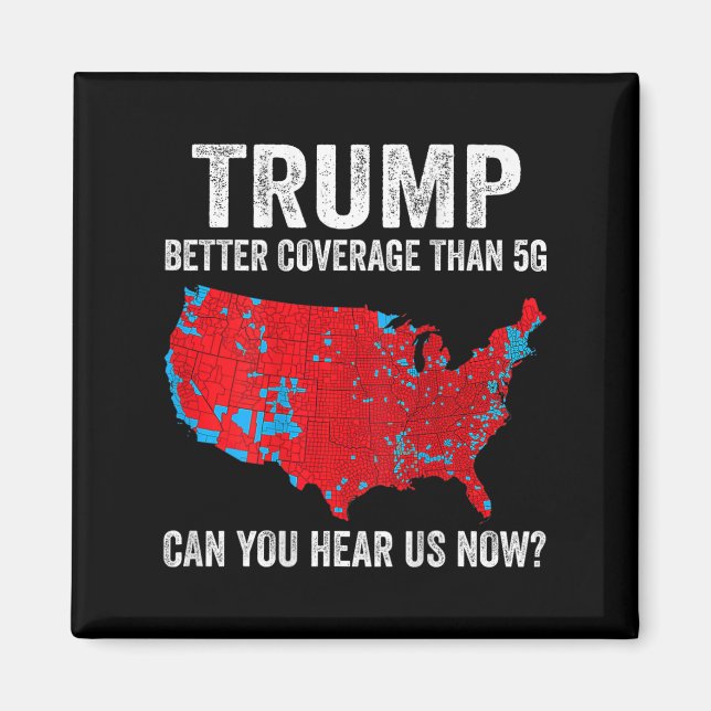 Aimant Trump Meilleure Couverture Que 5g Pouvez-Vous Nous (Devant)