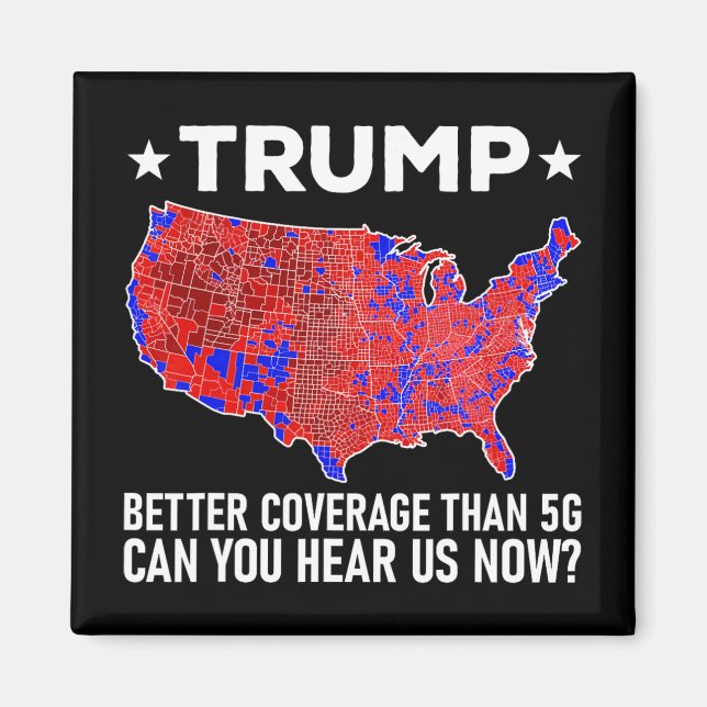 Aimant Trump Meilleure Couverture Que 5g Pouvez-Vous Nous (Devant)