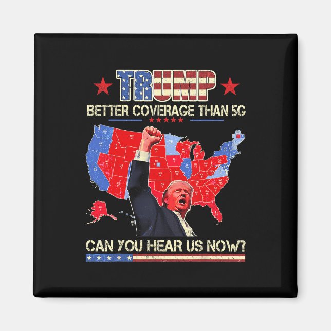 Aimant Trump Meilleure Couverture Que 5g Pouvez-Vous Nous (Devant)