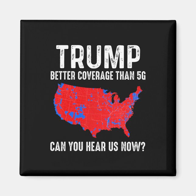 Aimant Trump Meilleure Couverture Que Carte 5g Amérique P (Devant)