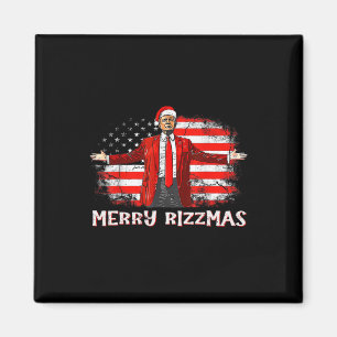 Aimant Trump Merry Rizzmas Drôle Humoristique Trump Dance