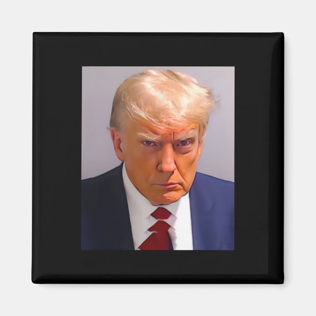 Aimant Trump Mug Shot 1 (Devant)