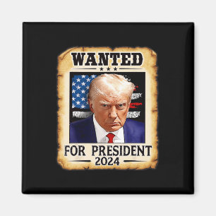 Aimant Trump Mug Tiré Recherché Aux États-Unis Président