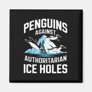Aimant Trump Penguins contre les trous de glace autoritai