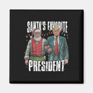 Aimant Trump Père Noël le président favori