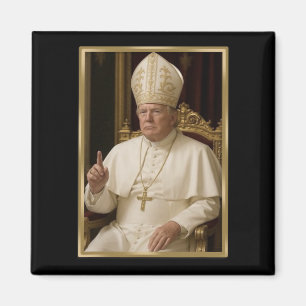 Aimant Trump pour le pape T chemise président Trump Tee -