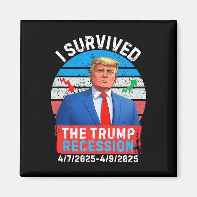 Aimant Trump Récession Avril 2025 2 Jours (Devant)