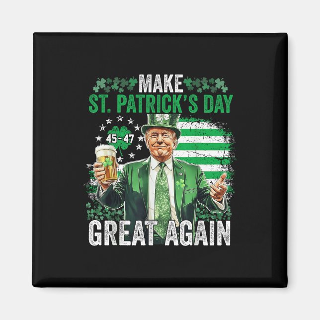Aimant Trump rend le Jour de la Saint Patrick à la grande (Devant)