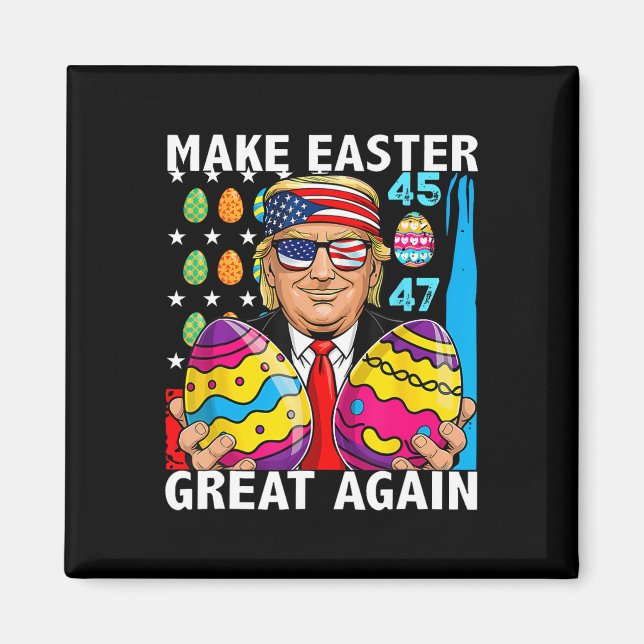 Aimant Trump rend Pâques encore plus génial 45 47 Lapin C (Devant)