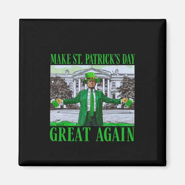 Aimant Trump rendue la Saint-Patrick grande encore drôle  (Devant)