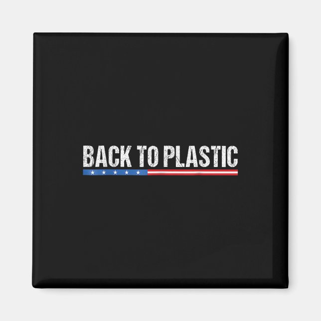 Aimant Trump Revient Au Plastique Drôle (Devant)