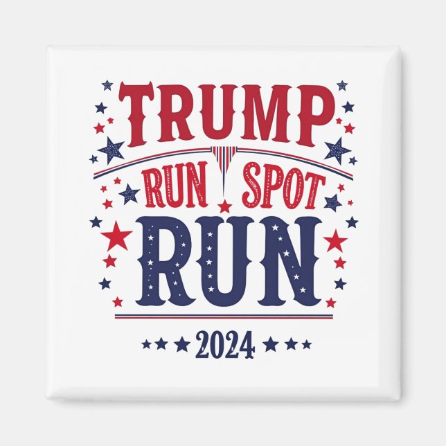 Aimant Trump Run Spot Run Funny Election Debate (Devant)