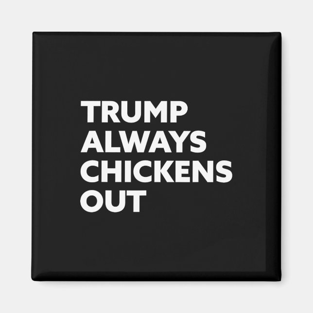 Aimant Trump se dégonfle toujours - Taco  (Devant)