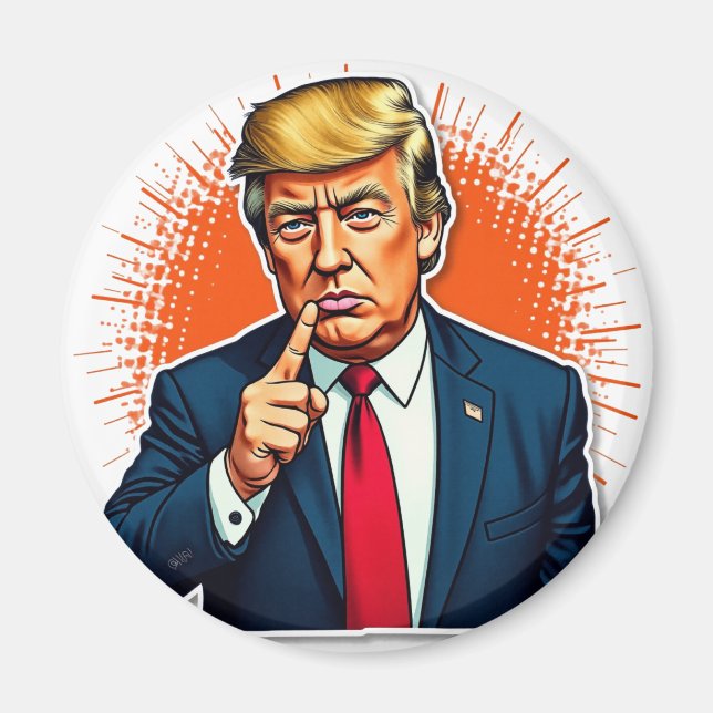 Aimant Trump se moque des Libs (Devant)