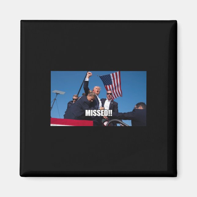 Aimant Trump Shot 2024 (Devant)