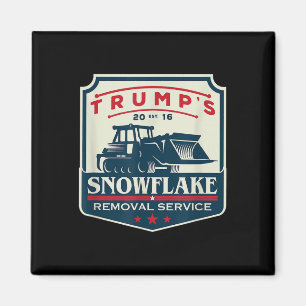 Aimant Trump Snowflake Service de renvoi drôle Donald Tru
