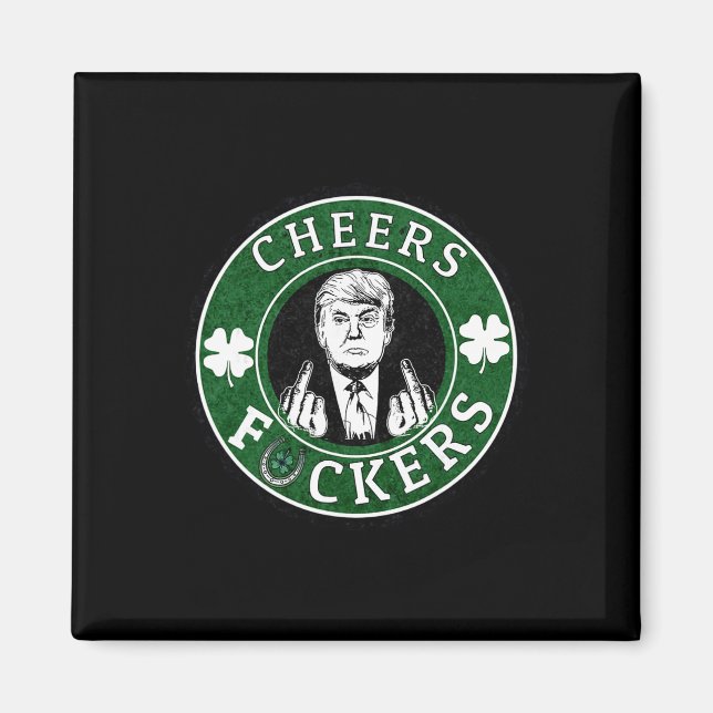Aimant Trump St Patrick’s Day applaudit Ers trèfle Patric (Devant)
