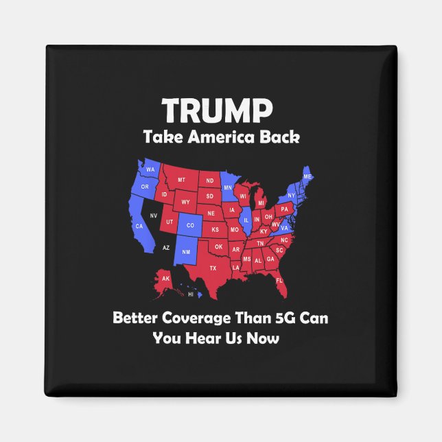 Aimant Trump Take America Byck Usa Map - Meilleure couver (Devant)