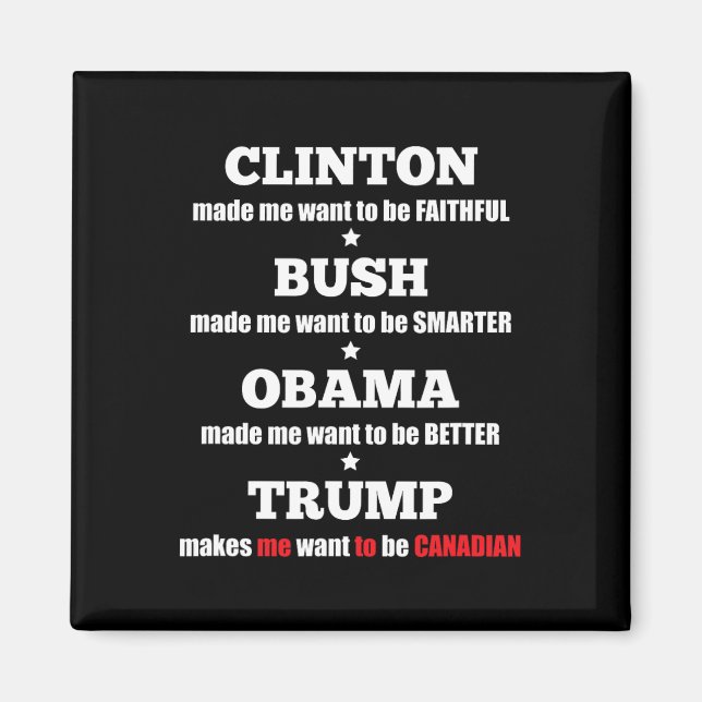 Aimant Trump Teigne Politique Pour Les Indépendants Et Le (Devant)