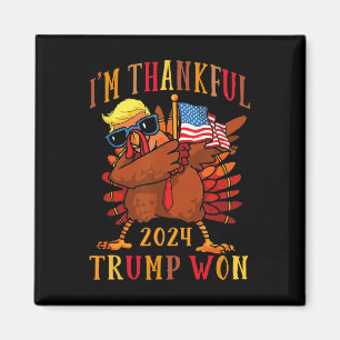 Aimant Trump Thanksgiving Je remercie Trump Won