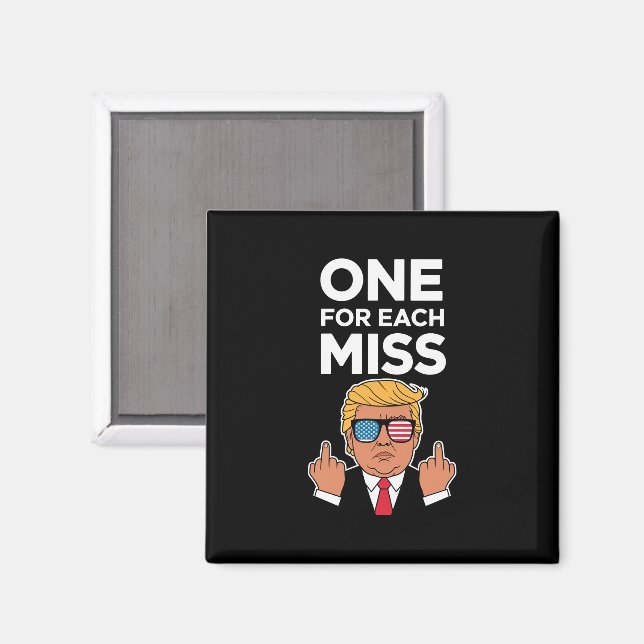 Aimant Trump un pour chaque erreur  (Recto/Verso)