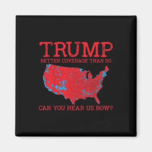 Aimant Trump : une meilleure couverture que la 5g Carte é (Devant)