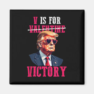 Aimant Trump Valentines Jour V : Victoire Trump