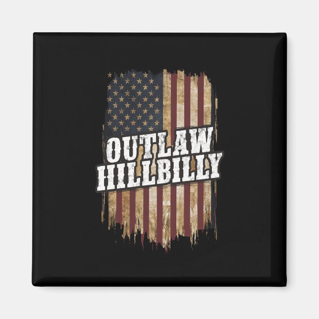 Aimant Trump Vance 2024 J.D. Vance Outlaw Hillbilly (Devant)