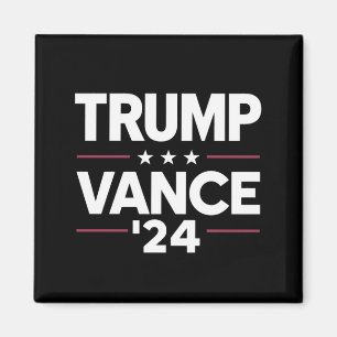 Aimant Trump Vance 2024 Pour Président VP USA Election