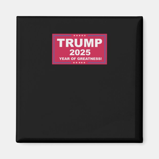 Aimant Trump Vance 2025 Année De Grandeur () (Devant)