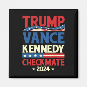 Aimant Trump Vance Kennedy Échec et Mat Élection 2025 Rép