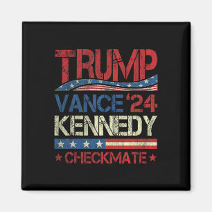 Aimant Trump Vance Kennedy Échec et mat Élection Républic