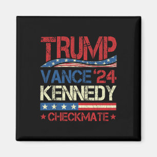Aimant Trump Vance Kennedy Échec et mat Élection Républic