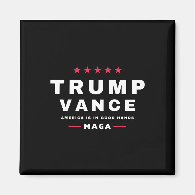 Aimant Trump Vance Nous avons gagné Jour d'inauguration 4 (Devant)