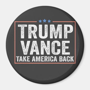 Aimant Trump Vance Take America Back Election Vote USA