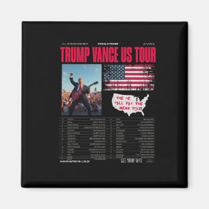 Aimant Trump Vance Us Tour