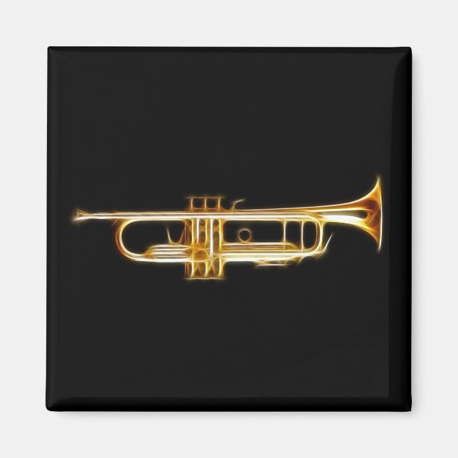 Aimant Trumpet laiton Corne Vent instrument de musique (Devant)
