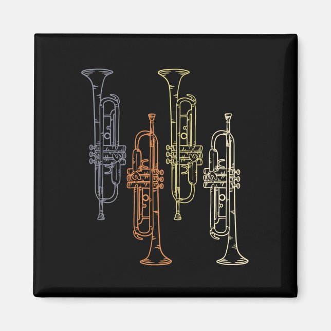 Aimant Trumpets Vintages (Devant)